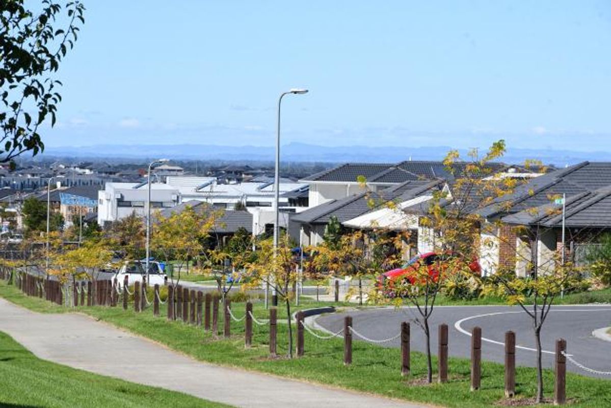Clyde North VIC streetscape