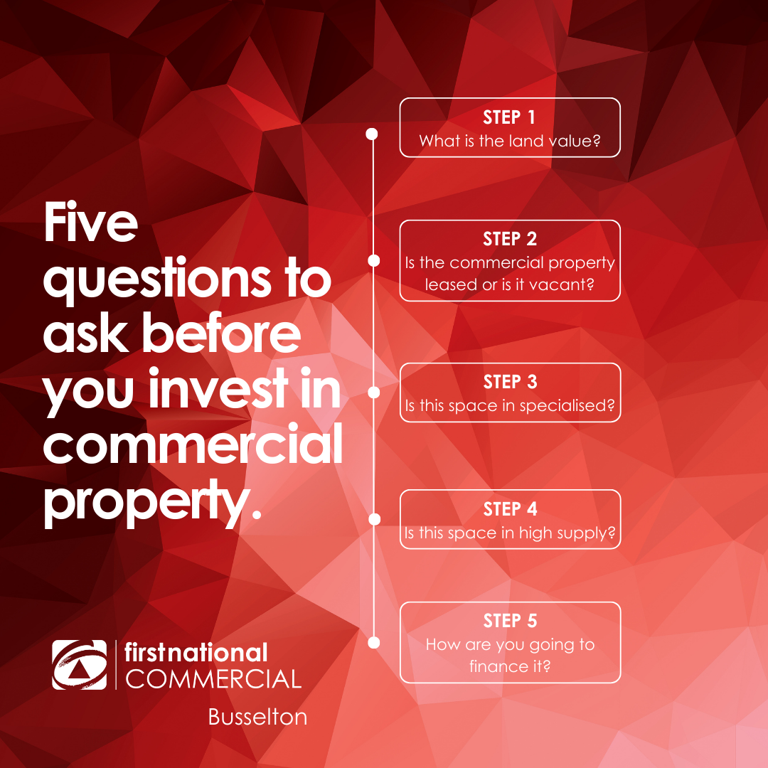 Five questions to ask before you invest in commercial property