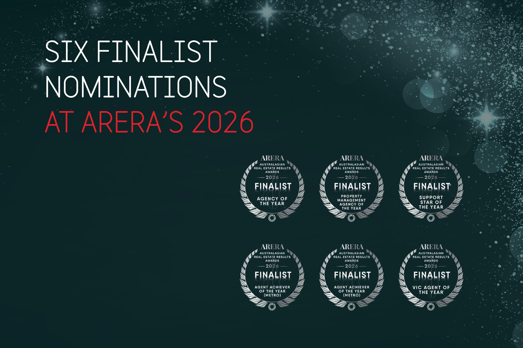 HONOURED TO BE RECOGNISED ONCE AGAIN AT THE 2026 ARERA AWARDS